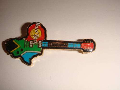 Africa guitar lapel pin badges