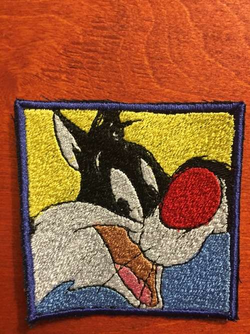 Looney tunes Sylvester badge patch