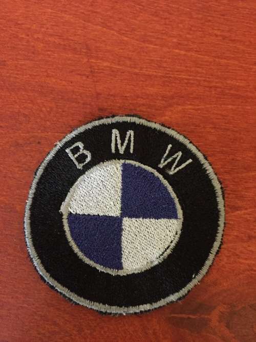 BDG52 Biker Blue BMW badge patch