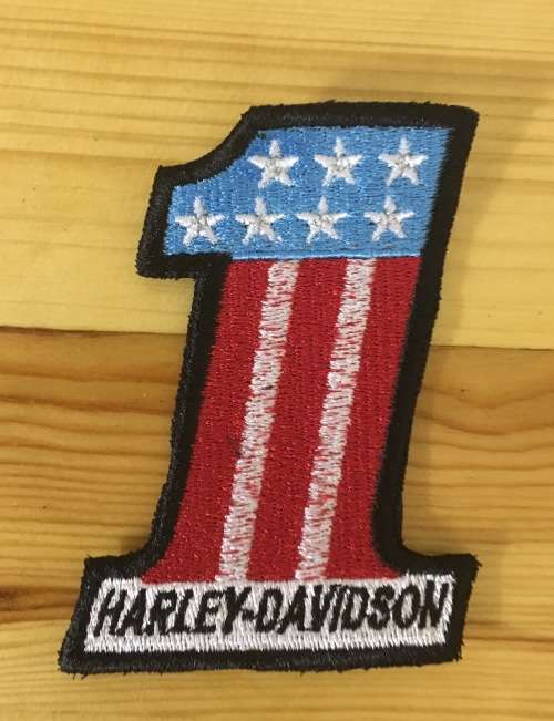 Harley Davidson No 1 badge patch