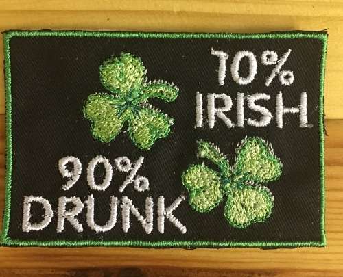 BDG476 Irish badge patch