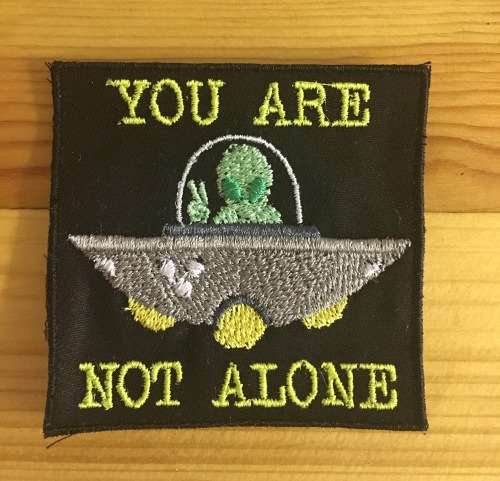 Biker Alien badge patch