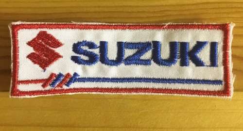 BDG375 Long Suzuki badge patch