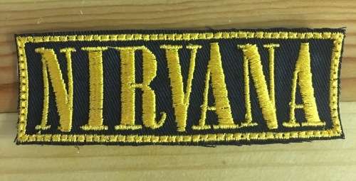 Rock band Nirvana long badge/patch
