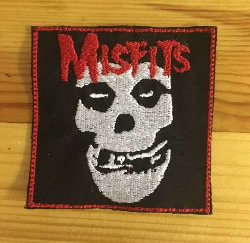 BDG436 Rock band Misfits with skull badge patch