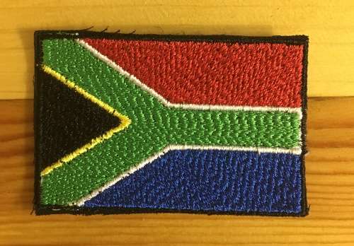 BDG447 Biker SA flag badge patch