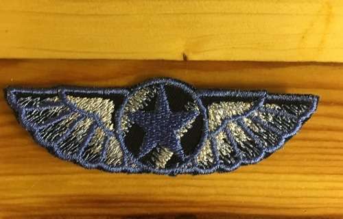 BDG471 Pilot wings badge patch