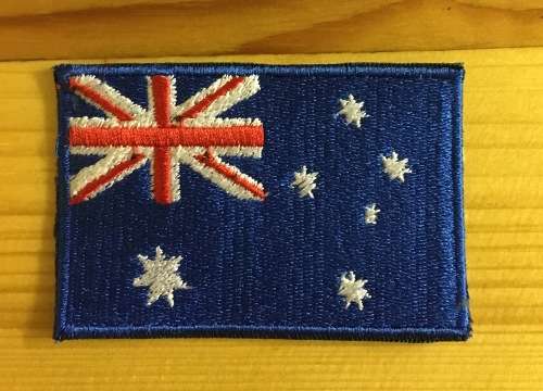 BDG463 Australian flag badge patch