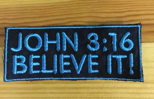 BDG150 Believe it badge patch