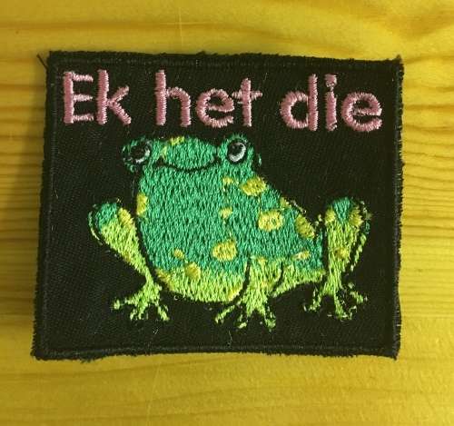 BDG225 Afrikaans 31 Ek het die Padda badge patch
