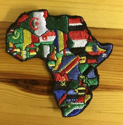 BDG261 Flags of Africa badge patch