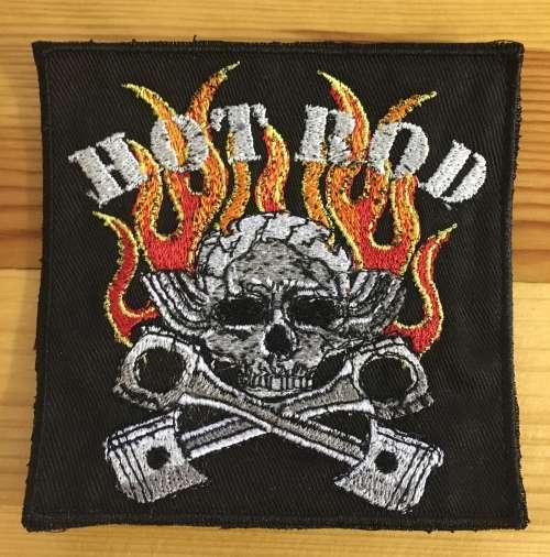 BDG23 Hot Rod badge patch 11cm x 11cm