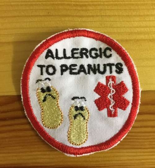 BDG302 Medical alert Peanut allergy patch