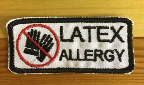 BDG302 Medical alert Latex Allergy