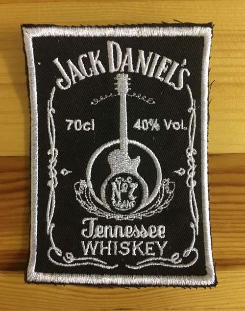 BDG530 Jack Daniels Guitar badge patch  END OF RANGE