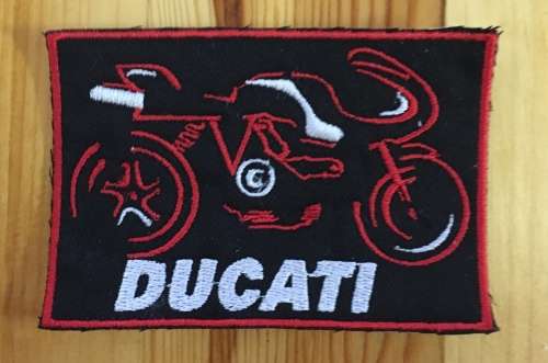 BDG549 Ducati bike badge patch