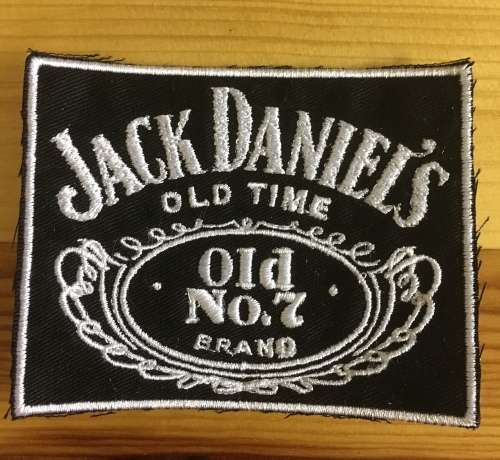 BDG541 Jack Daniels Old time no 7 badge patch END OF RANGE