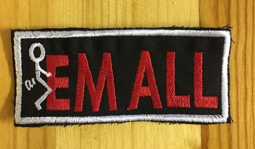BDG563 Stickman 4 badge patch