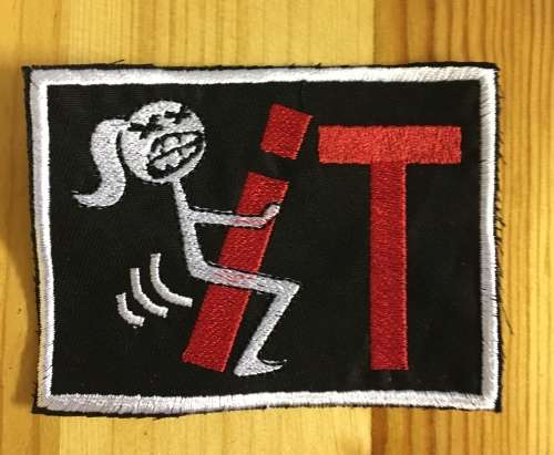 BDG562 Stickman 3 badge patch