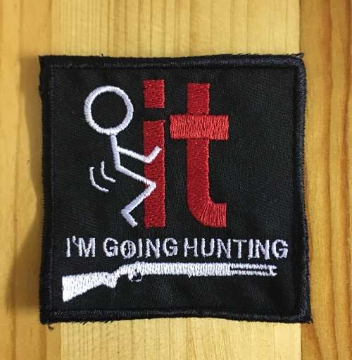 BDG567 Stickman 8 badge patch