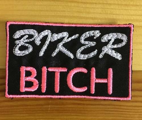 BDG665 Biker Bitch badge patch