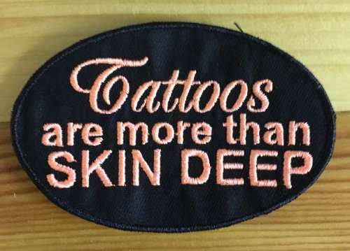 BDG452 Biker Tattoos badge patch
