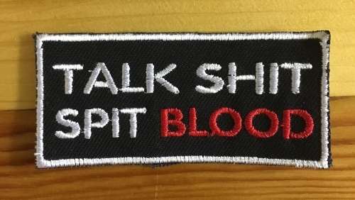 BDG707 Spit blood badge patch