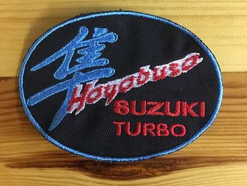 BDG723 Suzuki Hayabusa oval patch badge