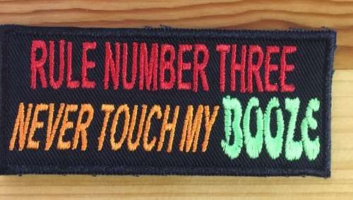 BDG755 Rule no3  badge patch
