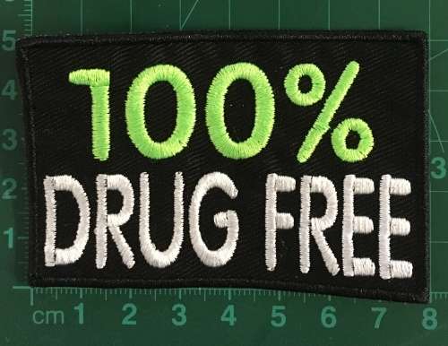 BDG347 100% drug free badge patch