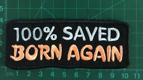 BDG777 100% saved badge patch