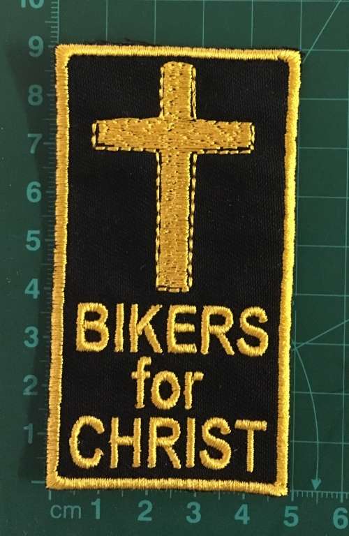 BDG138 Bikers for Christ badge patch