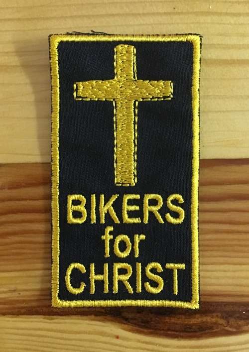 BDG138 Bikers for Christ badge patch