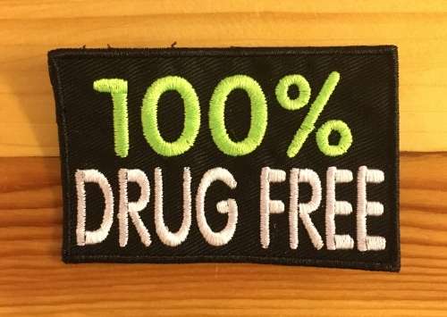 BDG347 100% drug free badge patch