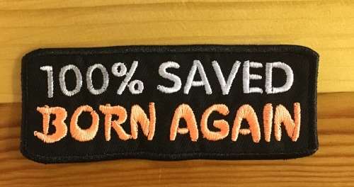 BDG777 100% saved badge patch