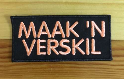 BDG209 Afrikaans 14 Maak `n verskil badge patch