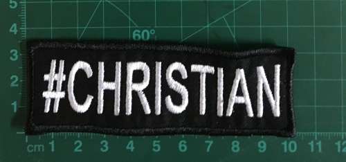BDG788 #Christian badge patch