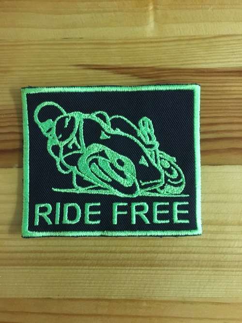 BDG33 Ride free  badge patch