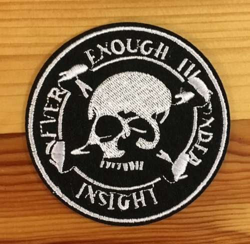 BDG912 Never enough badge patch