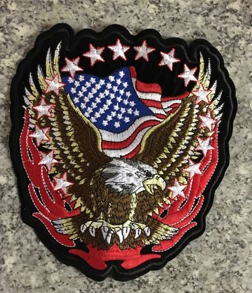 EB5 LARGE American eagle patch 19cm x 18cm