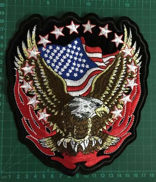 EB5 LARGE American eagle patch 19cm x 18cm