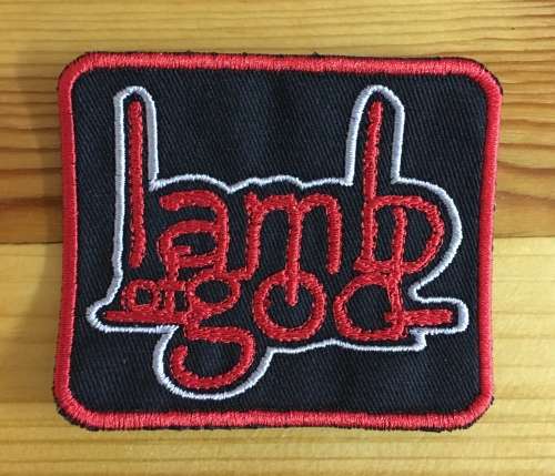 BDG816 Lamb of god badge patch