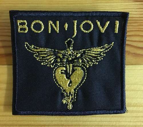 BDG815 Bon Jovi Gold badge patch