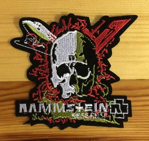 BDG886 Rammstein with skull badge patch