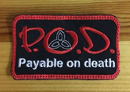 BDG971 ROCK POD patch badge