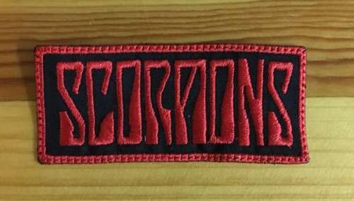 BDG973 ROCK Scorpions name patch badge