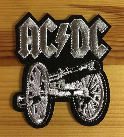 BDG1003 Rock band ACDC Canon badge patch