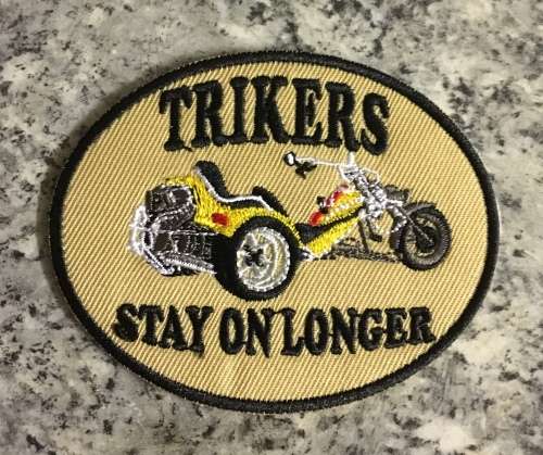 BDG1039 Trikers biker badge patch