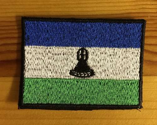 BDG119 Lesotho flag patch badge