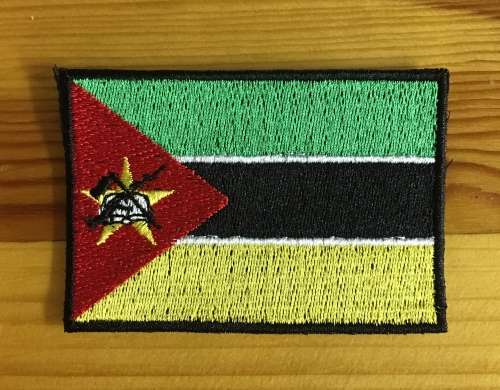 BDG1085 Flag of Mozabique patch badge